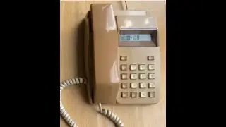 British Telecom (BT)  10001R Sceptre 100 push button desk telephone; LCD display, memories, clock