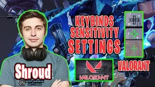 Shroud Valorant Settings Sensitivity Keybinds Crosshair and Setup 2021