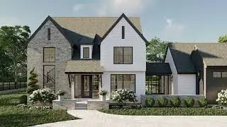 MODERN TRANSITIONAL HOUSE PLAN 963-00828 WITH INTERIOR