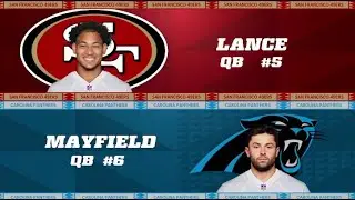 Madden 22 Simulation San Francisco 49ers at Carolina Panthers