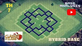 TownHall 7 New Ultimate Base[Defense] (2020)🔥🔥 || Hybrid Base || Clash Of Clans #1