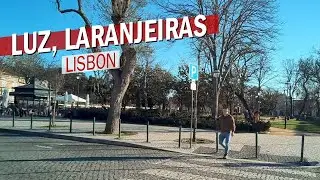 Exploring North Lisbon 🏙️ Quiet Residential Neighbourhoods 🇵🇹 Luz, Laranjeiras