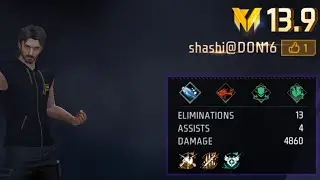 Shashidon Unstoppable 🔥 13 Kills in Free Fire