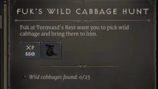 FUK'S WILD CABBAGE HUNT - side quest VAMPIRE'S FALL 2