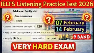 Advice on Family Visit IELTS Listening VERY HARD |  | Exam Based 2026 | Band 9