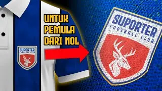 Bikin desain logo pemula | Cara membuat logo bola di HP
