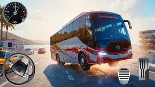 Highway Bus Crash Simulator 3D | Most Dangerous Bus Driving Game | Mobile Games |  #bussimulator