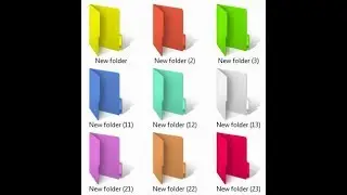 how to change computer folder color in Windows 7, 8, 10 - 2017 | Enginerd Sunio