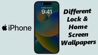 iPhone 15/15 pro : How To Use Different Wallpapers For Lock Screen and Home Screen On iPhone(Hindi )