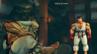 Street Fighter IV - Gouken's Rival Cutscene Japanese Ver. (720p)