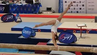 Bianca VISOVAN (ROU ) - HUGE Beam combo skill - Tournoi de Combs la Ville 2022