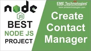 How to Create Contact Manager Application in Nodejs | Download Node Js Project with Source Code