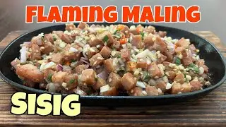 How to make Flaming  Sisig Maling (Sizzing Pork Luncheon Meat). @kusinanijunior
