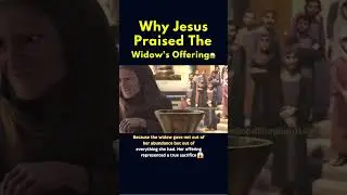 Why Jesus REALLY Praised The Widow's Offering 😱&hearts;️ #shorts #youtubeshorts #jesus #catholic #fypシ