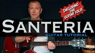 Урок игры на гитаре Santeria Sublime, включая гитарное соло