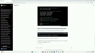 python add argument to script