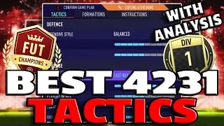 FIFA 21 PRO PLAYER POST PATCH 4231 CUSTOM TACTICS & PLAYER INSTRUCTIONS | META FUT 21 BEST FORMATION