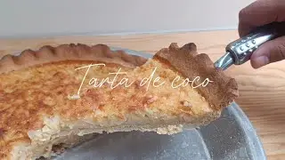 TARTA DE COCO CASERA 🥥🤍 | RECETAS DE CUADERNO #1 