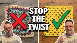 FIXED! The Crochet Granny Square Twist: Ultimate Anti-Twist Tutorial