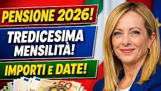 🔥 10 Minuti Fa! URGENTE: Tredicesima Pensione 2026 INPS — Tabella Completa, Importi e Date
