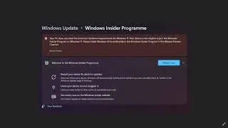 (Update) Microsoft could be forcing unsupported Windows 11 insiders back to Windows 10