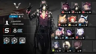 Arknights - CC#8 - Sandsea Remnants - Day 14 - 8 Risk (with Challenge) - Low Cost No E2 Squad