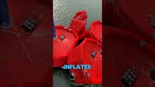 This Cruise Ship Escape Slide is Actually Insane 😱 #WildEvac #Survival #Shorts