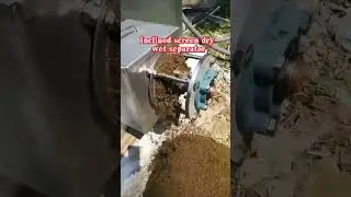 Dry wet separator #Pigmanure #Cowmanure #Sludge #Distilledgrains #Solidliquidseparator #Machine #FYP