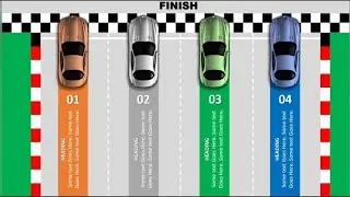 How to Create Car Racing Animation on PowerPoint ||