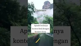 Perbedaan konten feed dengan konten story