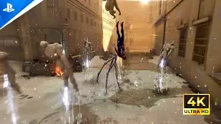 INSANE SPIDER-MAN COMBAT #spiderman2 #explore #combat #ps5gaming 