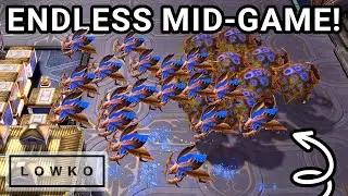 StarCraft 2: 250+ WORKER KILLS - Bly vs Arrogfire!