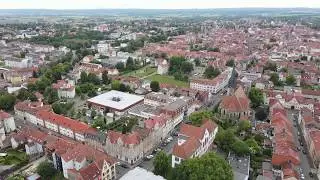 Ein kleiner Blick über Mühlhausen aus Richtung Bahnhof
