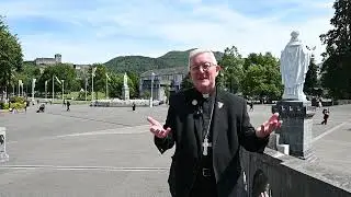 Archbishop Bernard Longley Welcomes Pilgrims to Lourdes