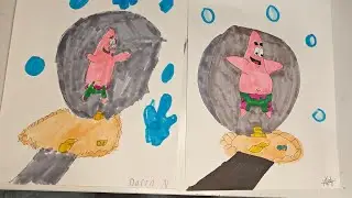 How to Draw Patrick Star from SpongeBob (step by step  tutorial)