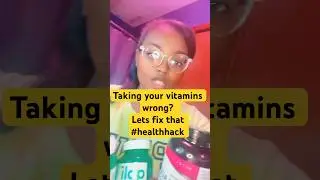 Taking vitamins wrong? 😳 Fix your routine now! 💊 #vitamintips #shorts #healthhack