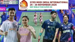 XD~QF | Ferdinansyah/Wardana [INA] VS Tien  Ci/ChiewSien [MAS] | SYED MODI INDIA International 2025 