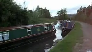 NLBC - HIre boat 'Sabines Gull' crashes into multiple moored canal boats.