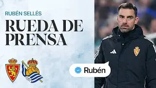 RUEDA DE PRENSA | Rubén Sellés, tras el Real Zaragoza-Real Sociedad B | LaLiga Hypermotion