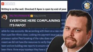 Ситуация с финансированием Apex Trader невероятна (**Discord теперь закрыт**)