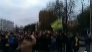 Проход WDFM МосДД) к стадиону, на матч Анжи   Тоттенхэм
