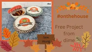 OML Embroidery Live! #dimesewalong #onthehouse cute Bowl Covers