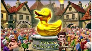 🦆 The Quacktastic Quacker: The Legendary Solid Gold Bath Duck That Brings Chaos and Luck! 🛁✨