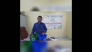 Waste segregation (dry, wet and hazardous) awareness by Manikonda Municipal Commissioner