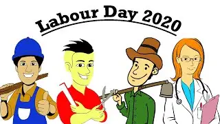 DRAW LABOUR DAY POSTER 2020 | 1ST MAY LABOUR DAY DRAWING | PROFESSION DRAWING | ART O'CLOCK