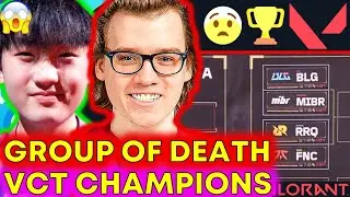 VCT Champions Groups REVEAL: Sentinels vs Paper Rex 😨😭
