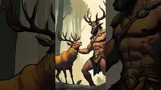 Artemis and the Ceryneian Hind #greekmythology #history #ancienthistory