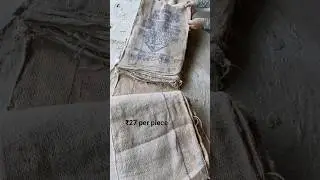 bardan, one time used jute gunny bags 50 kg (price) ₹27 per piece #jutebags #business # #jutemills