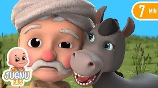 Dhobi aur Gadha |The Donkey and the Dhobi | Hindi Stories | Stories for kids  by Jugnu Kids
