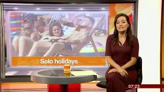 Solo holidays - more people taking them (UK) - BBC News - 10th October 2018